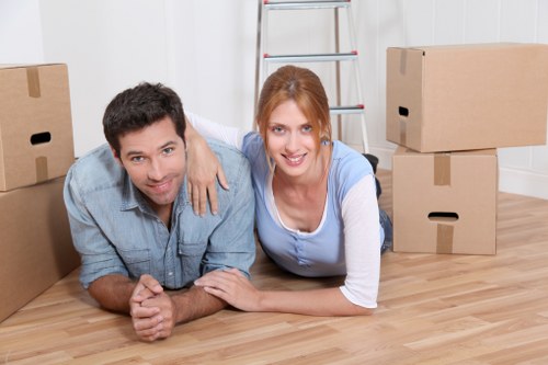 Local van service helping with a flat move in Pimlico near period apartment blocks