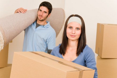 Professional removal van loading support in central London